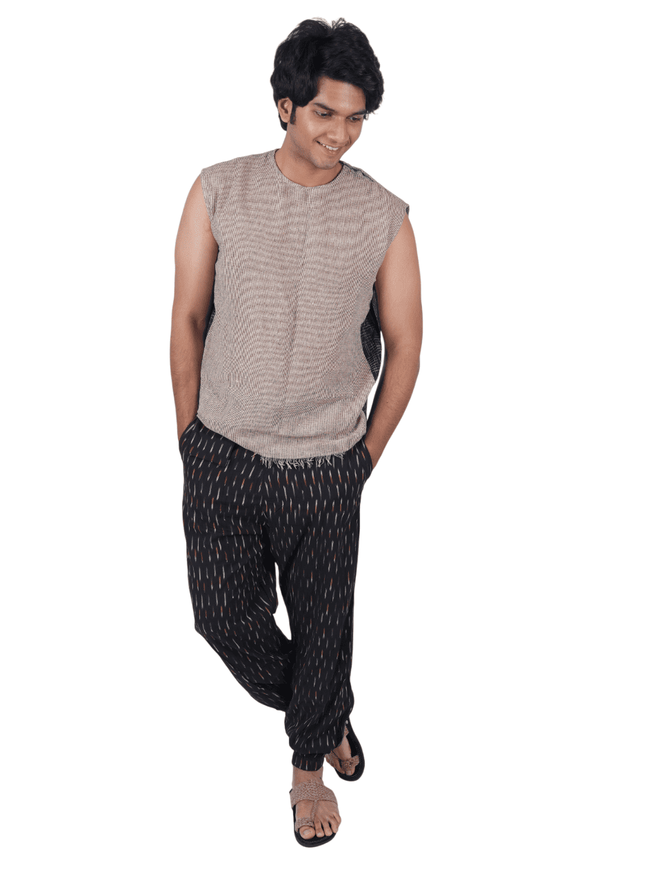 Ikat Hopper Pants 1